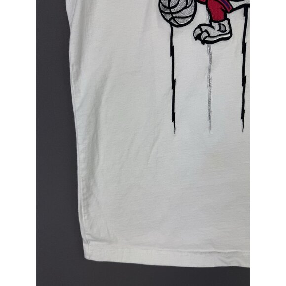 Vintage Y2K Mitchell And Ness NBA x Toronto Raptors Stitched Dino Logo Rare Art - Picture 6 of 16